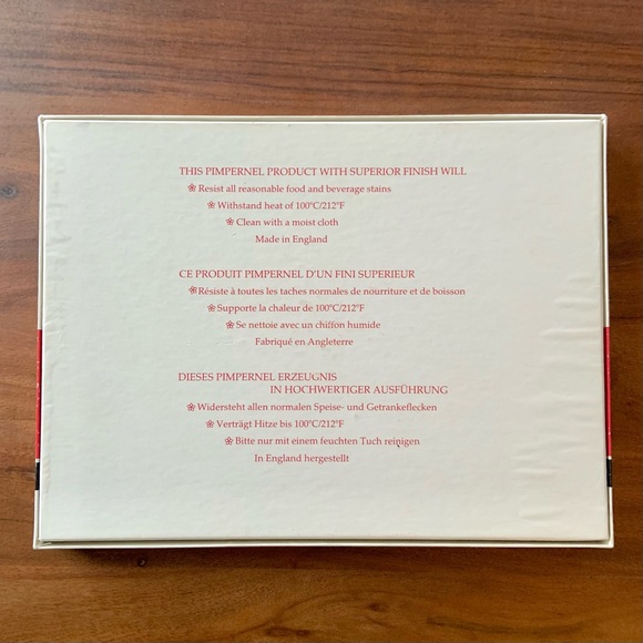 Pimpernel Bartlett Ontario placemats set - Picture 10 of 11